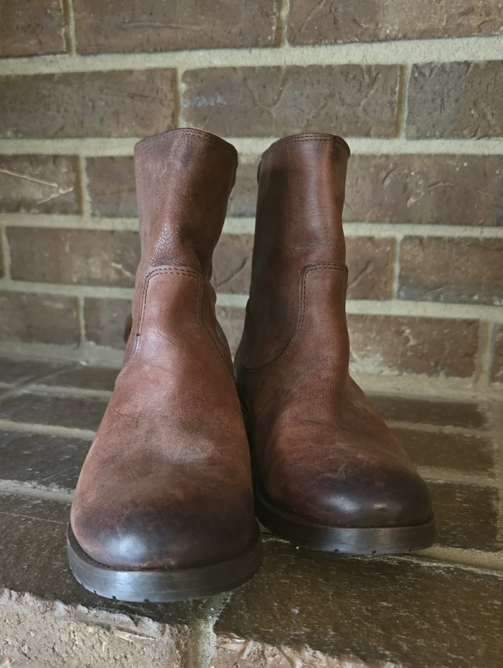 Frye brown leather